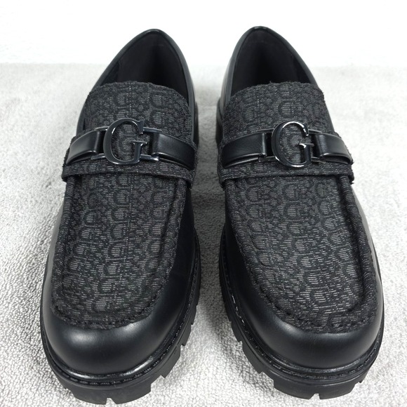 GUESS Men´s 9.5 Black / Gray Druu Branded Lug Sole...